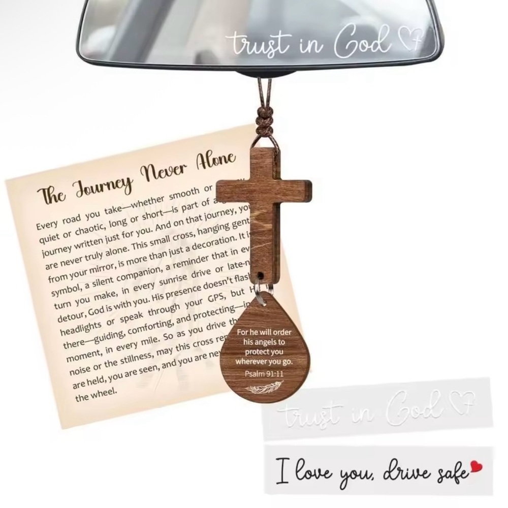 Psalm 91:11  car accessories Hanging car accessories Faith Christian bible verse